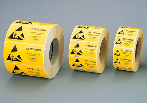 ป้ายเทปกันไฟฟ้าสถิต Attention Label-2 BSC